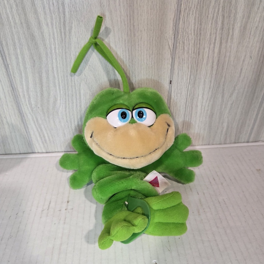 Dakin LilyPad Frog Plush Musical Pull String PLAYS HI-LILI HI-LO Baby Toy WORKS